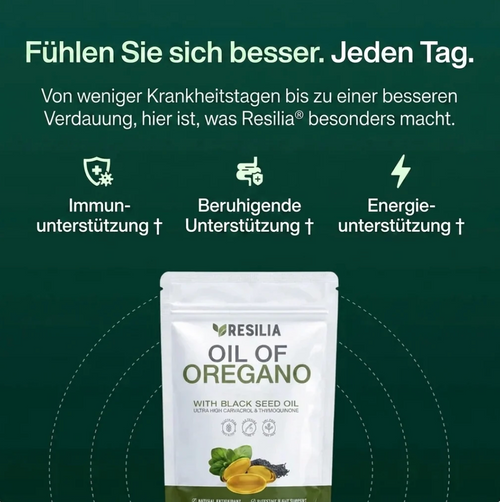 Avenora Resilia Oreganoöl Softgels