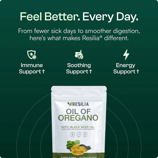 Resilia® Oil Of Oregano Softgels